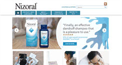 Desktop Screenshot of nizoral.com