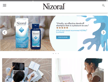 Tablet Screenshot of nizoral.com